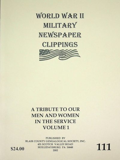 World War II - Military Newspaper Clippings Vol. 1