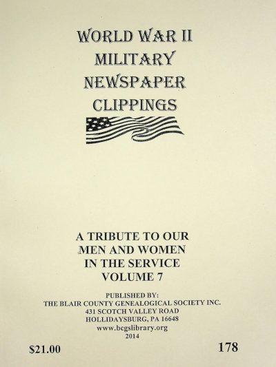 WWII Military Clippings Vol. 7