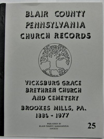 Vicksburg Grace Brethren Church Records, Brooks Mills