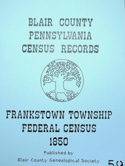 1850 Frankstown Township Census Records