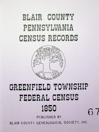 1850 Greenfield Township Census
